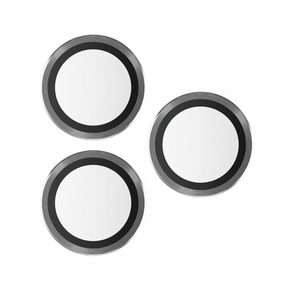 PanzerGlass iPhone 15 Pro/iPhone 15 Pro Max Kameraskydd Hoops Svart