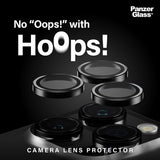 PanzerGlass iPhone 15 Pro/iPhone 15 Pro Max Kameraskydd Hoops Svart