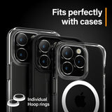 PanzerGlass iPhone 15 Pro/iPhone 15 Pro Max Kameraskydd Hoops Svart