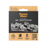 PanzerGlass iPhone 15 Pro/iPhone 15 Pro Max Kameraskydd Hoops White Titanium