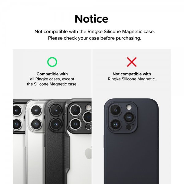 Ringke iPhone 15 Pro Kameraskydd Camera Lens Frame