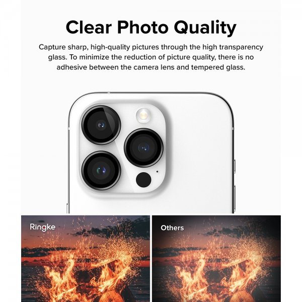 Ringke iPhone 15 Pro Kameraskydd Camera Lens Frame