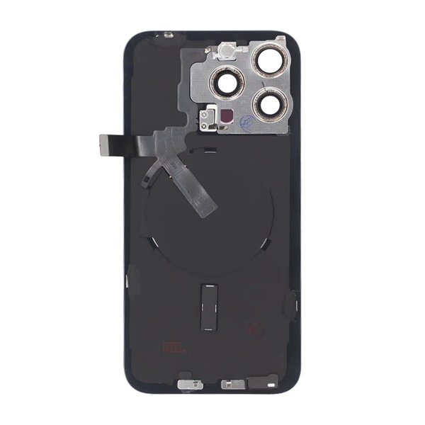 iPhone 15 Pro Max Baksida Glas Komplett OEM - Naturlig Titan