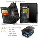 CaseMe iPhone 15 Pro Max Fodral 008 Series Löstagbart Skal Svart