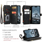 CaseMe iPhone 15 Pro Max Fodral C30 Series Svart