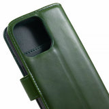 Nordic Covers iPhone 15 Pro Max Fodral Essential Leather Juniper Green