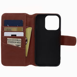 Nordic Covers iPhone 15 Pro Max Fodral Essential Leather Maple Brown