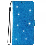 iPhone 15 Pro Max Fodral Glitter Blå