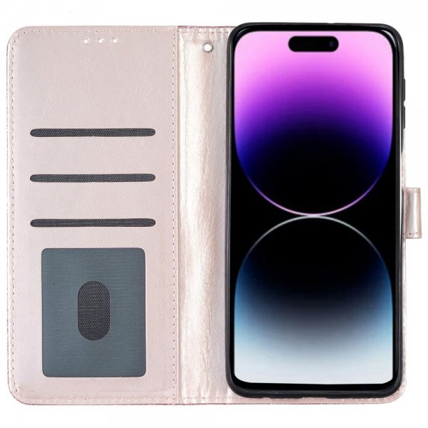 iPhone 15 Pro Max Fodral Glitter Roseguld