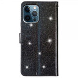 iPhone 15 Pro Max Fodral Glitter Svart