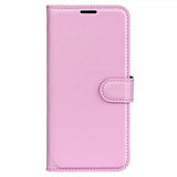 iPhone 15 Pro Max Fodral Litchi Rosa