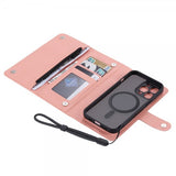 VILI iPhone 15 Pro Max Fodral med Löstagbart Skal GHB Series MagSafe Rosa