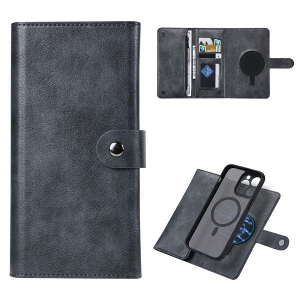 VILI iPhone 15 Pro Max Fodral med Löstagbart Skal GV Series MagSafe Svart