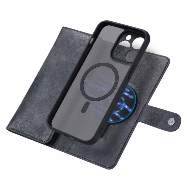 VILI iPhone 15 Pro Max Fodral med Löstagbart Skal GV Series MagSafe Svart