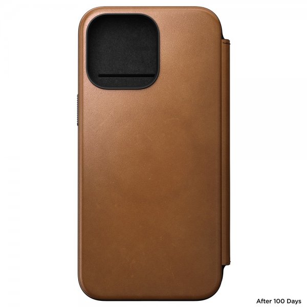 Nomad iPhone 15 Pro Max Fodral Modern Leather Folio English Tan