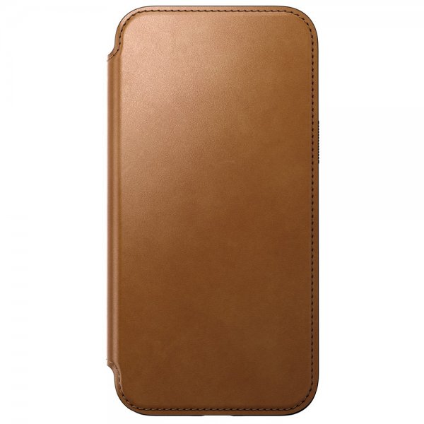 Nomad iPhone 15 Pro Max Fodral Modern Leather Folio English Tan