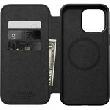 Nomad iPhone 15 Pro Max Fodral Modern Leather Folio Horween Svart