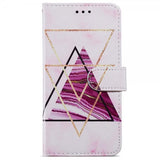 iPhone 15 Pro Max Fodral Motiv Trianglar Marmor