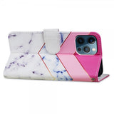 iPhone 15 Pro Max Fodral Motiv Vit Marmor