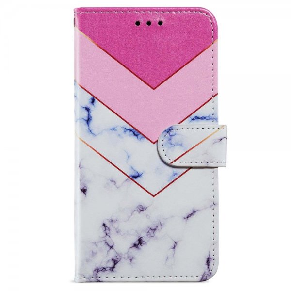 iPhone 15 Pro Max Fodral Motiv Vit Marmor