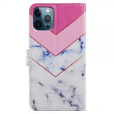 iPhone 15 Pro Max Fodral Motiv Vit Marmor