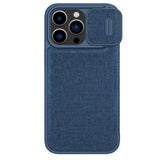 Nillkin iPhone 15 Pro Max Fodral Qin Pro Series Blå