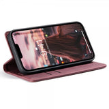 CaseMe iPhone 15 Pro Max Fodral Retro Flip Röd