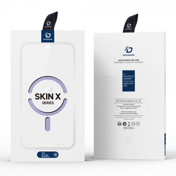 Dux Ducis iPhone 15 Pro Max Fodral Skin X Pro Series MagSafe Lila