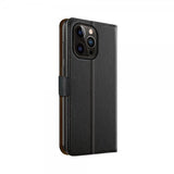 Xqisit iPhone 15 Pro Max Fodral Slim Wallet Selection Svart
