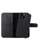 Holdit iPhone 15 Pro Max Fodral Wallet Case Magnet Plus Svart