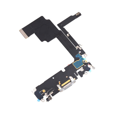 iPhone 15 Pro Max Laddkontakt med Flexkabel - Vit