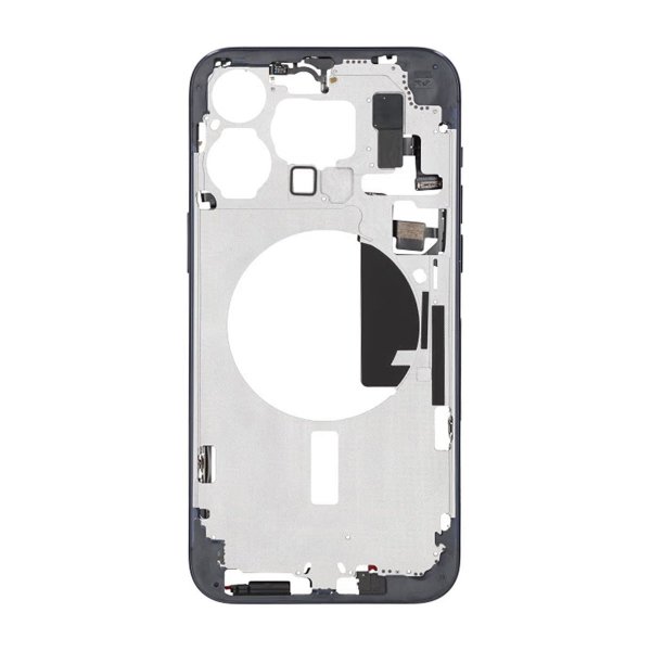 iPhone 15 Pro Max Mittenram med smådelar OEM - Titanblå