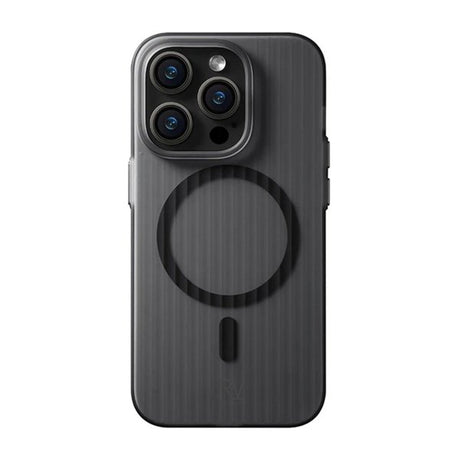 Rvelon iPhone 15 Pro Max Skal Korrugerad MagSafe Svart