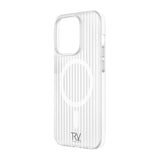 Rvelon iPhone 15 Pro Max Skal Korrugerad MagSafe Vit