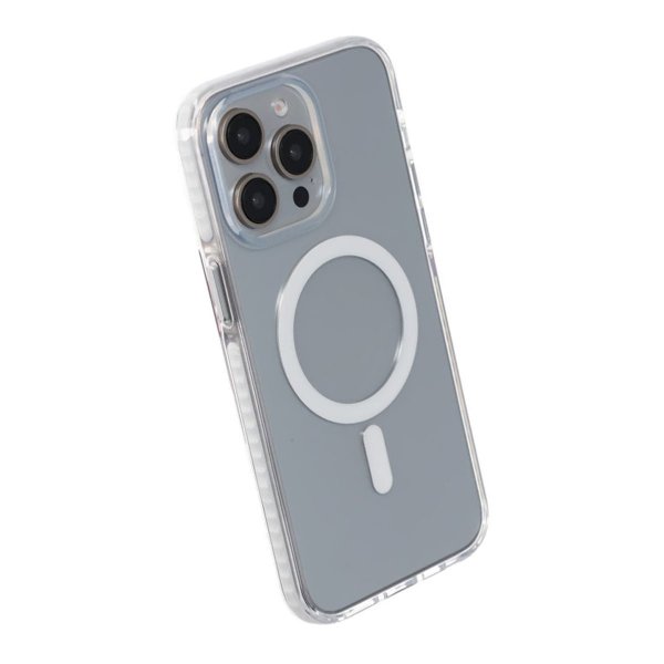 iPhone 15 Pro Max Skal Stöttålig MagSafe Vit