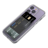 Rvelon iPhone 15 Pro Max Skal Korthållare Transparent