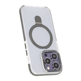 iPhone 15 Pro Max Skal MagSafe Utfällbar med Stativ Grå