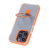 iPhone 15 Pro Max Skal MagSafe Utfällbar med Stativ Orange