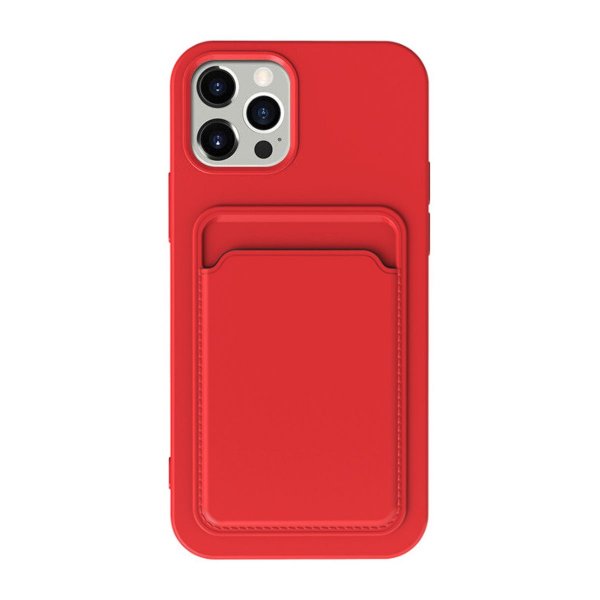 iPhone 15 Pro Max Skal Korthållare Röd