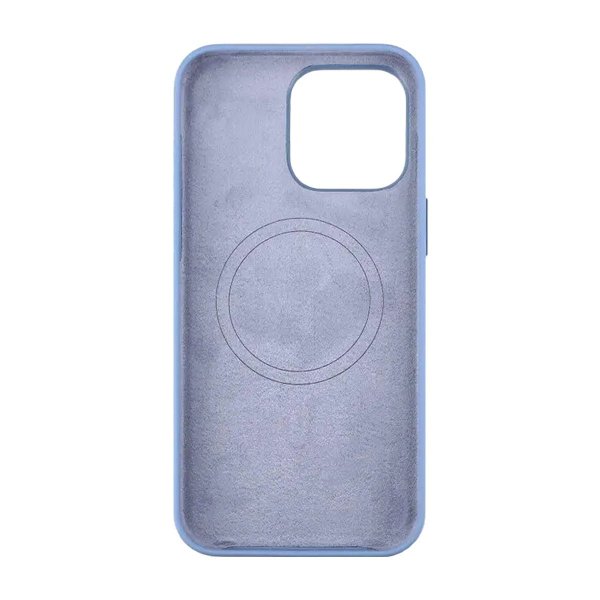 Rvelon iPhone 15 Pro Max Skal Silikon MagSafe Blå