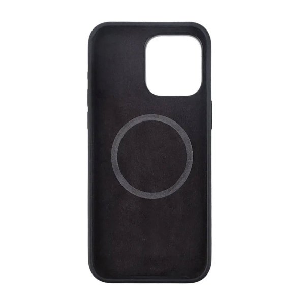 Rvelon iPhone 15 Pro Max Skal Silikon MagSafe Svart