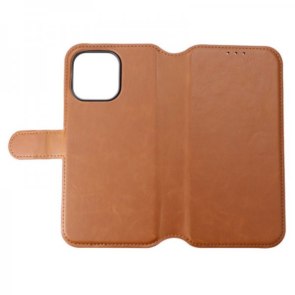 Rvelon iPhone 15 Pro Max Fodral Magnetiskt Avtagbart Skal Brun