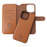 Rvelon iPhone 15 Pro Max Fodral Magnetiskt Avtagbart Skal Brun