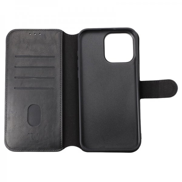 Rvelon iPhone 15 Pro Max Fodral Magnetiskt Avtagbart Skal Svart