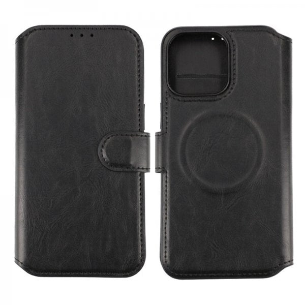 Rvelon iPhone 15 Pro Max Fodral 4 Kortfack MagSafe Svart