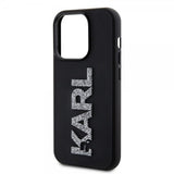 Karl Lagerfeld iPhone 15 Pro Max Skal 3D Rubber Karl Svart