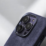 iPhone 15 Pro Max Skal Alcantara MagSafe Grå