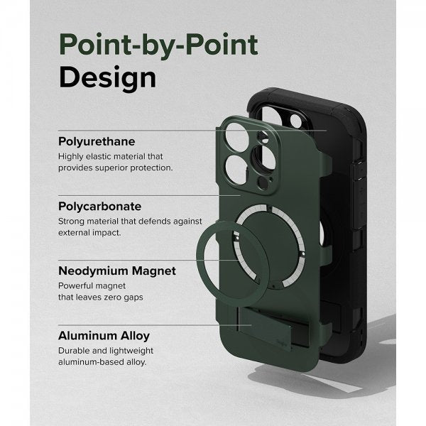 Ringke iPhone 15 Pro Max Skal Alles MagSafe Dark Green