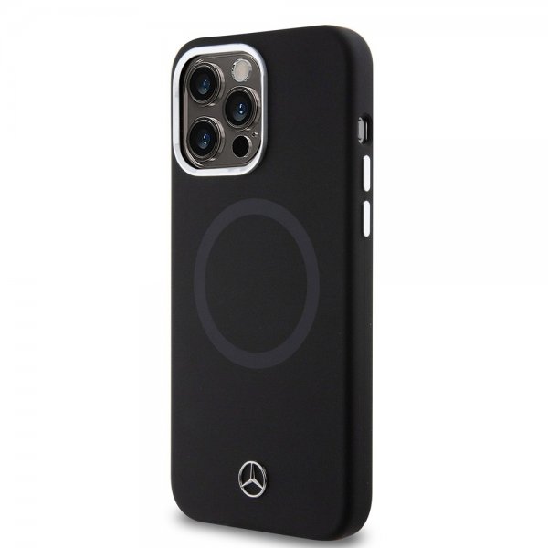 Mercedes Benz iPhone 15 Pro Max Skal Bicolor MagSafe Svart