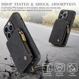 CaseMe iPhone 15 Pro Max Skal C20 Series Svart